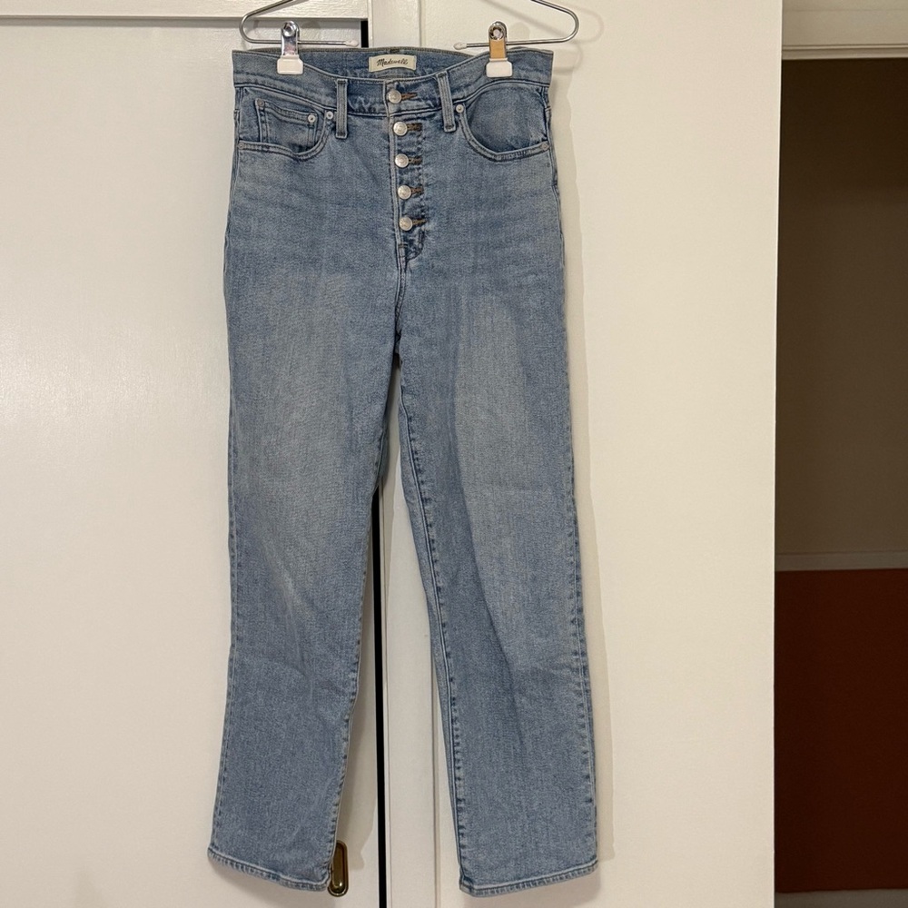 Madewell High Rise Perfect Vintage Straight Jeans